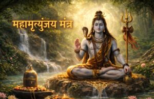 महामृत्युंजय मंत्र लिखा हुआ: अर्थ, लाभ और जप विधि | शिव का जीवन रक्षक मंत्र महामृत्युंजय मंत्र लिखा हुआ
